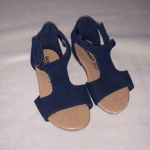Toddler Size 5 Navy Blue Flats Sandals